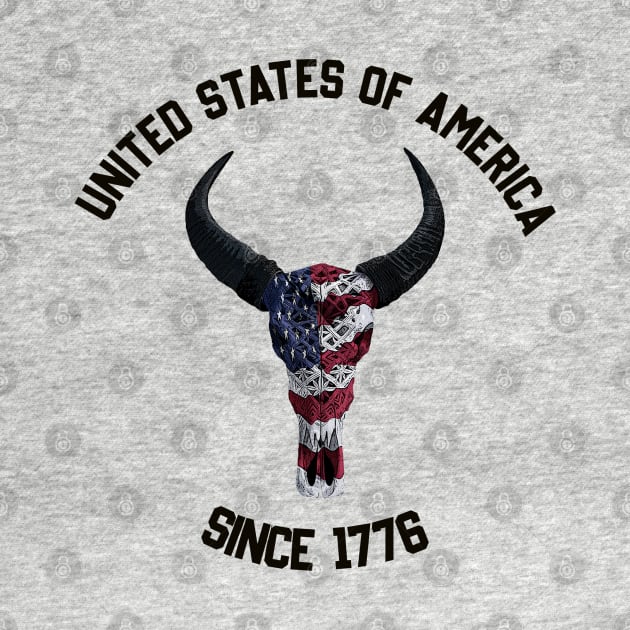 American skull by Corvons